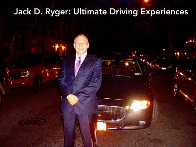 Jack D Ryger: Ultimate Driving Experiences
