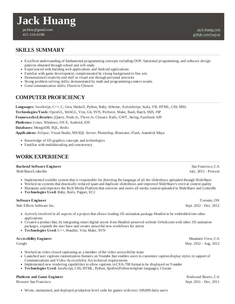 java swing resume
