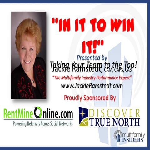 Jackie Ramstedt Webinar:  Team Building