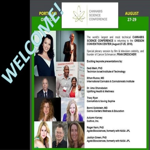 Dr. Jacklyn R. Green Keynote Cannabis Science Conference presentation 08 28-18