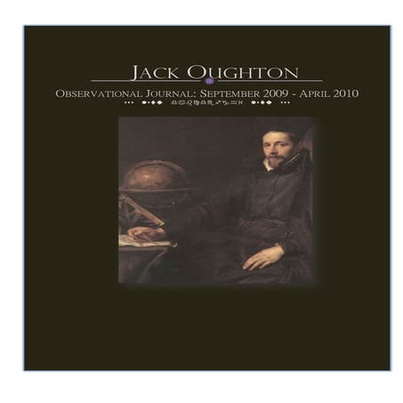 Jack Oughton - Observational Journal 09-10