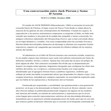 Entrevista Jack Pierson -CAC MÁLAGA- Nueva York (por Sema D'Acosta)