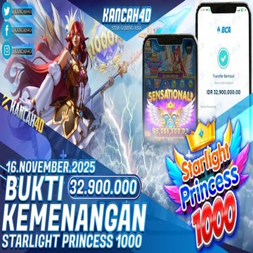 BUKTI KEMENANGAN STUNNING! ST★RLIGHT PRINCESS 1000 – MAXWIN FANTASTIS 16 JUTA!