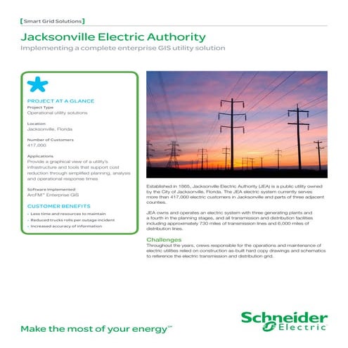 [Case study] Jacksonville Electric Authority: Implementing a complete ...