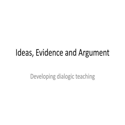 Discussion and arguments in Science