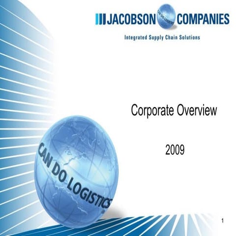 Jacobson Corporate Overview
