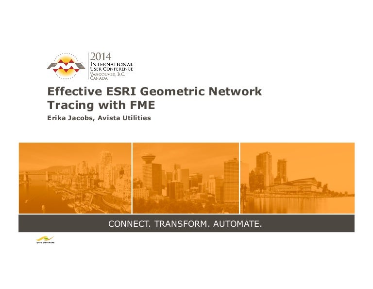 Effective Esri Geometric Network Tracing with FME