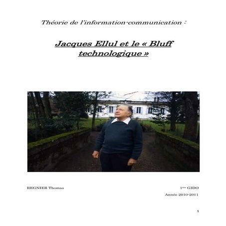 Jacques ellul et le | DOCX