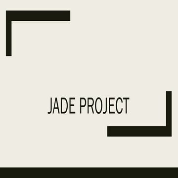 Jade - Programming of intelligent agents | PPT