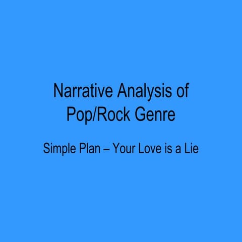 Jades presentation on narrative theory