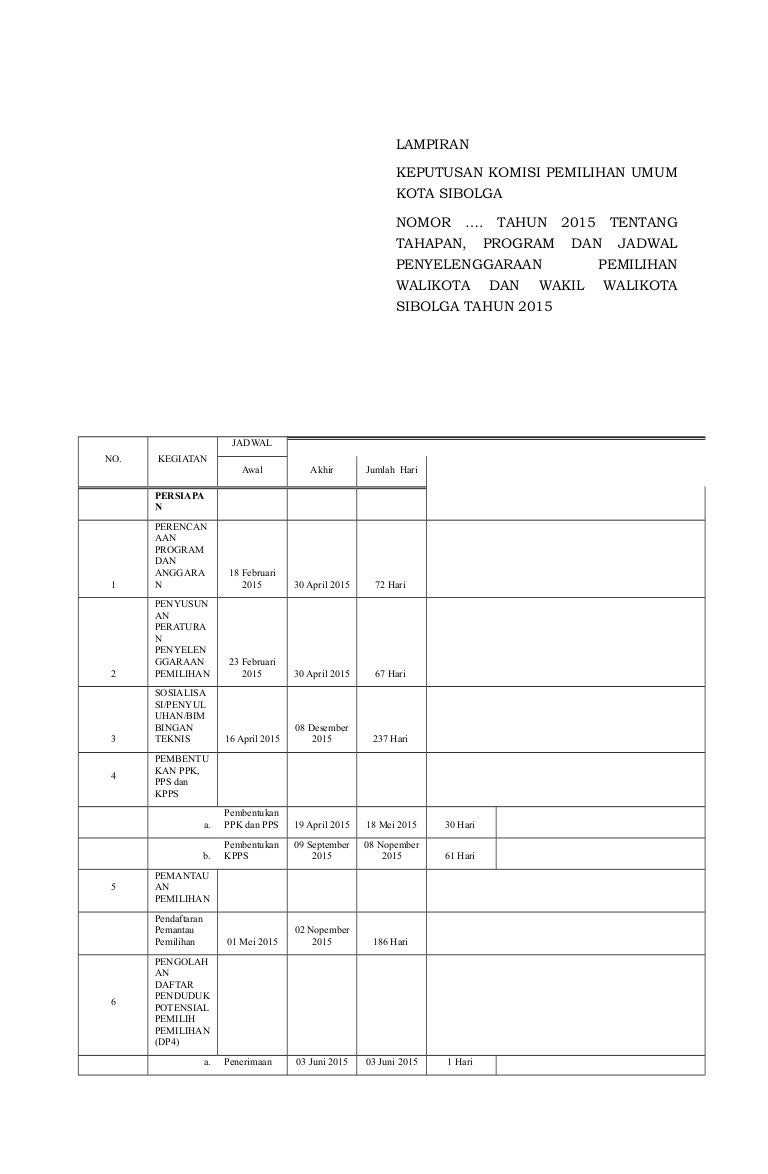 Jadwal