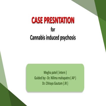 Jagat ram case presentation of cannabis induced psychosis.pptx