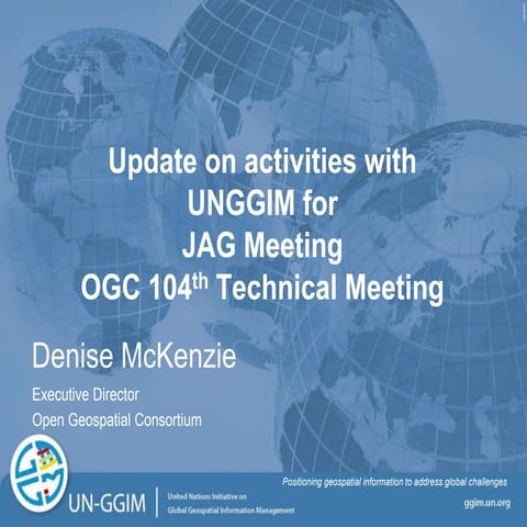 GEOSPATIAL DATA & SUSTAINABLE DEVELOPMENT | PPTX