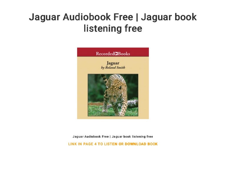 Jaguar Audiobook Free | Jaguar book listening free