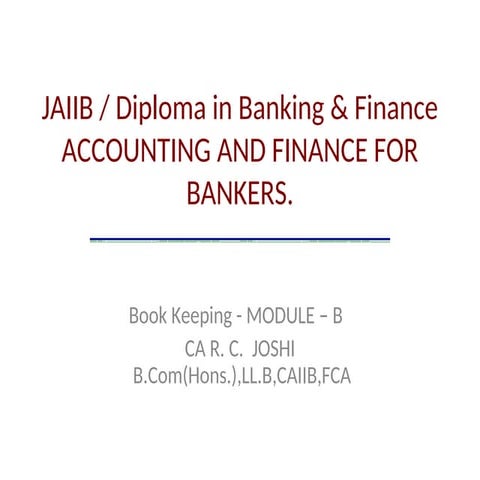 bookkeeping for finance or accounting course