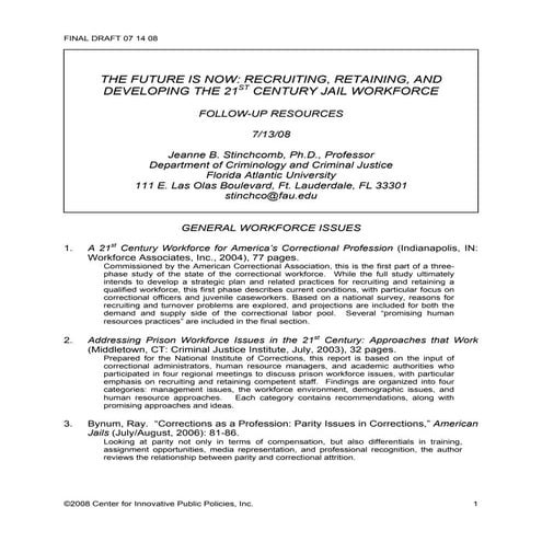 Jails workforceliteraturereview71308