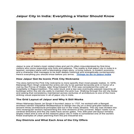 Revitalization Strategy for Historic Core of Ahmedabad | PDF