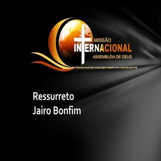 Jairo bonfim   ressurreto