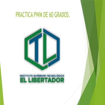 La modulación por ancho o de pulso (en inglés pulse width modulation PWM) es ...