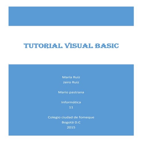 Folleto de visual basic | DOC