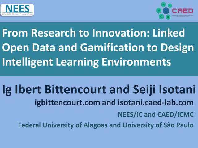 From Research to Innovation: Linked Open Data and Gamification to Design Inte...