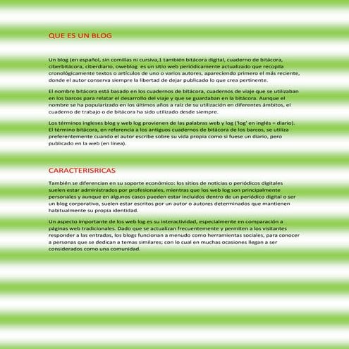 Bitacora y Blog | PPTX