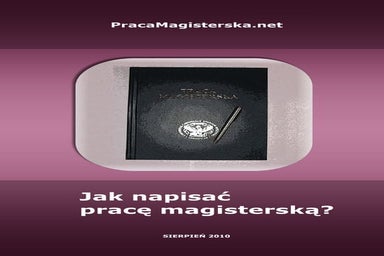 Jak napisać pracę magisterską?