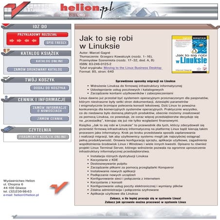 Jak to się robi w Linuksie | PDF