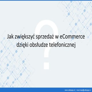 Jak zwiększyć sprzedaż w eCommerce ...