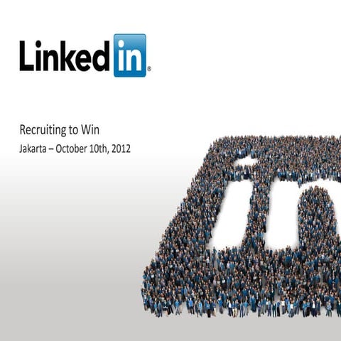 Jakarta LinkedIn Event Oct 10th 2012