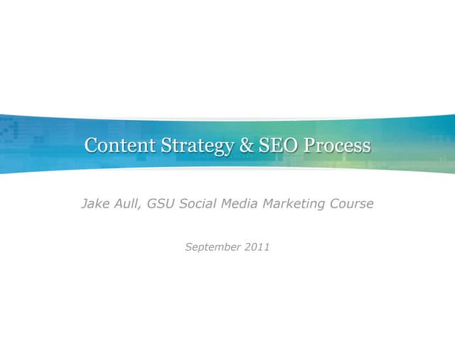 GSU - SEO & content strategy