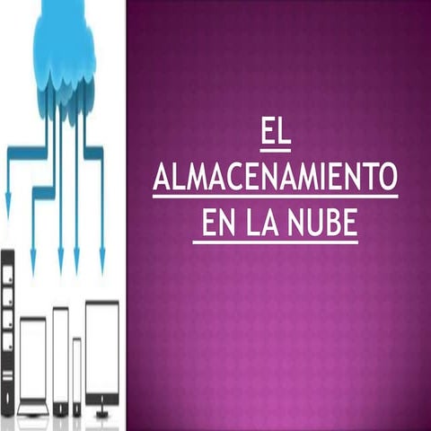 Almacenamiento en la nube