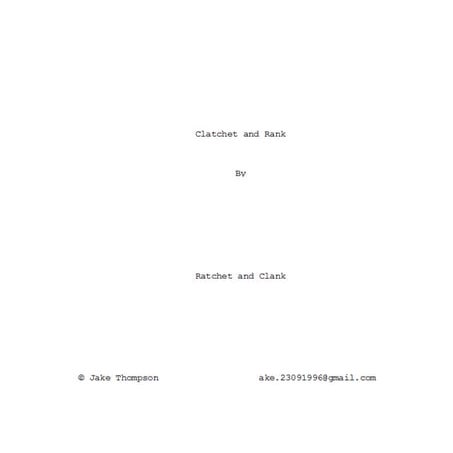 Jake thompson script cover