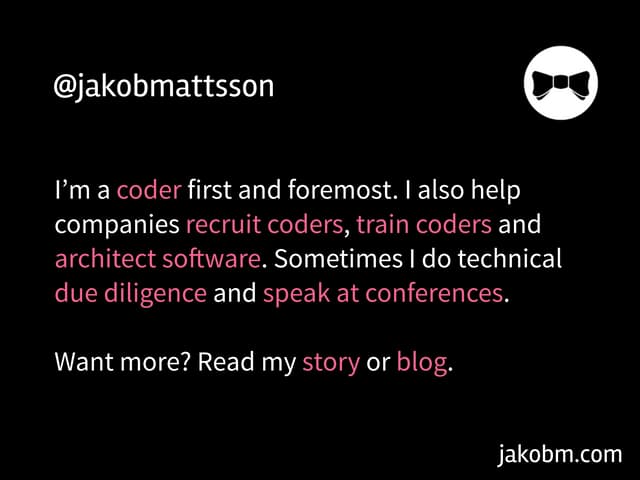 How to actually use promises - Jakob Mattsson, FishBrain