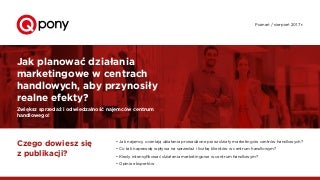 Jak planować działania marketingowe w CH - raport Qpony