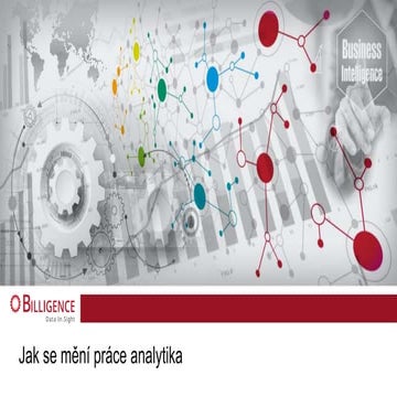 Jak se mění práce analytika (Martin Bosák)