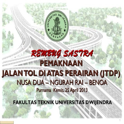 Jalan toll di atas perairan