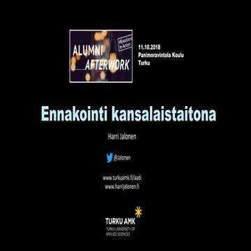 Ennakointi kansalaistaitona