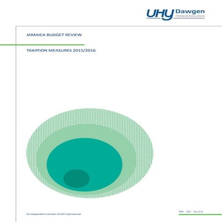 Jamaica budget review by uhy dawgen march 15