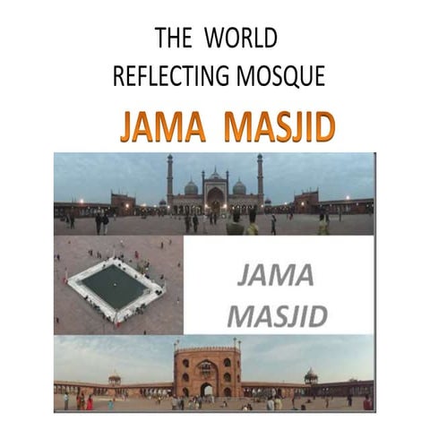 Jama masjid ppt