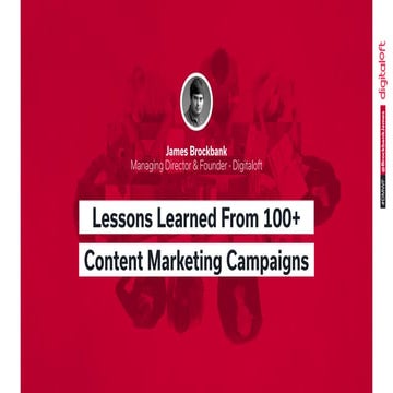 Lessons Learned From 100+ Content Marketing Campaigns