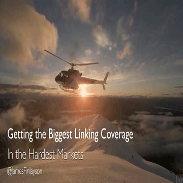 Link Building In The Hardest Markets & Verticals - outREACH 2019