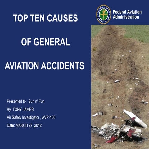 Top 10 Causes of FATAL General Aviation Accidents