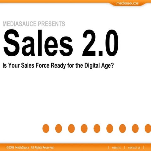 Sales 2.0: Is Your Sales Force Ready for the Digital Age?