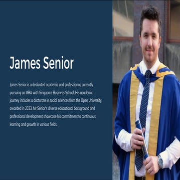 About James Senior - Senior Legal Project Manager