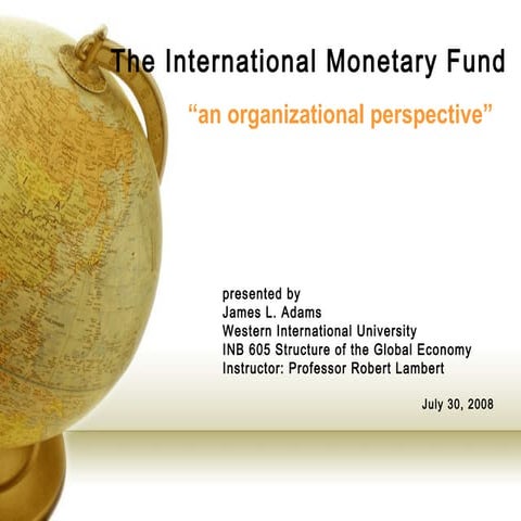 The IMF Structure