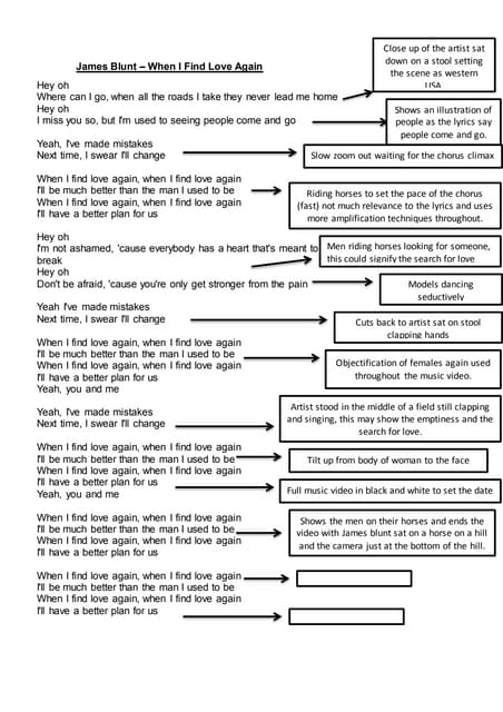 James blunt lyric breakdown - Original