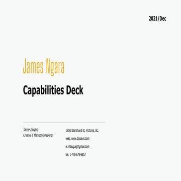 James  capabilities deck