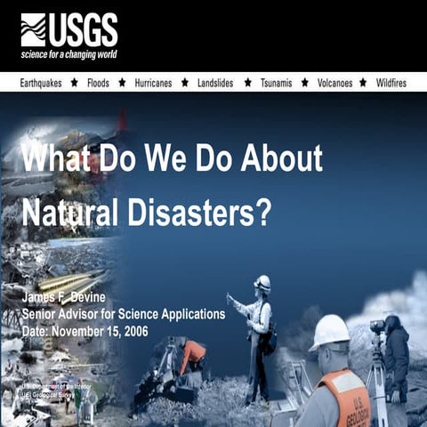 What Do We Do About Natural Disasters? PPT