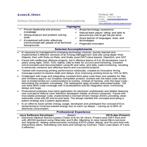 James e owen resume detailed jan 2-16